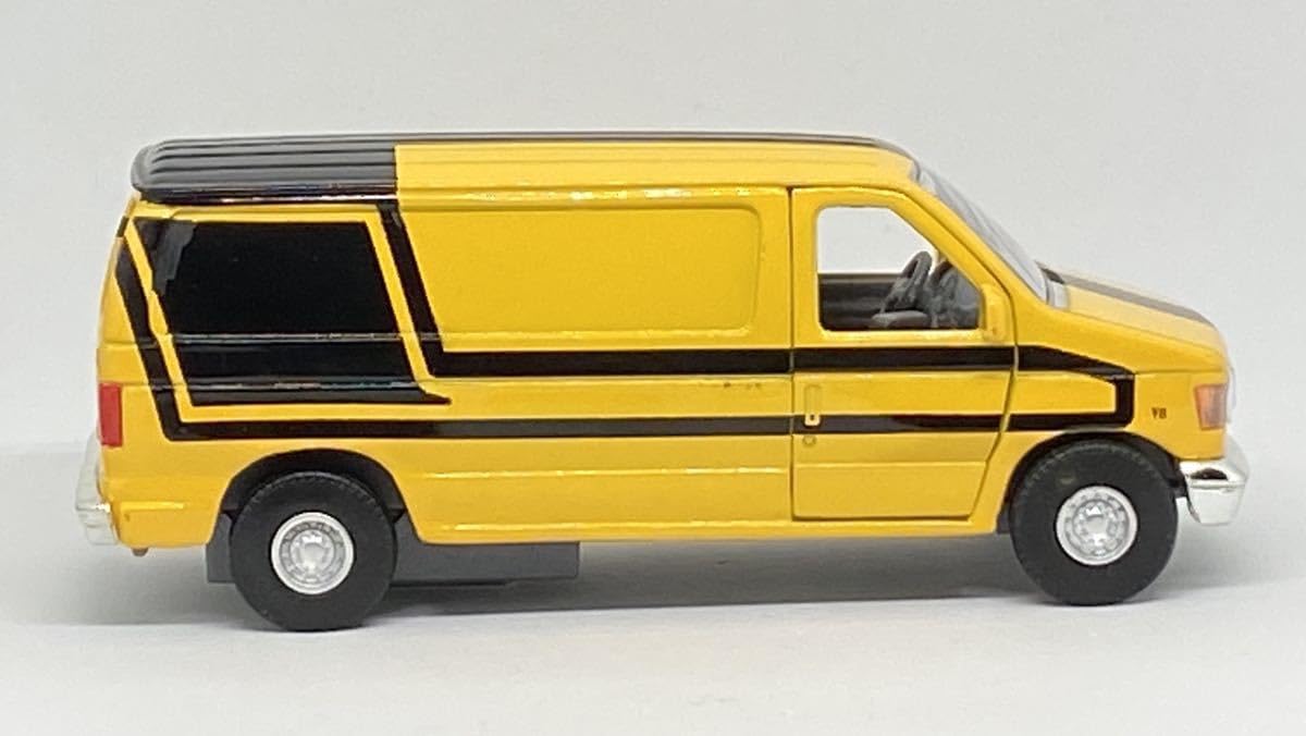 Amazon | TINS TOYS 1/43 フォード エコノライン E350 イエロー FORD E